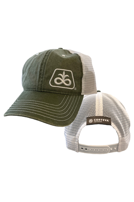 Pioneer/Corteva Olive Mesh Back Cap