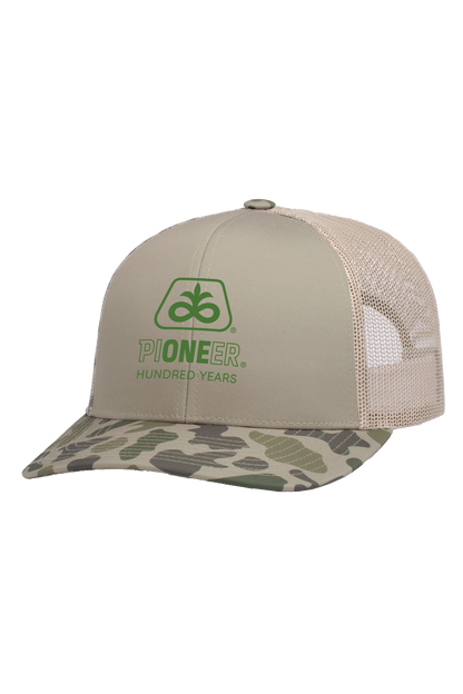 Pacific Headwear Khaki Duck Camo Trucker Snapback Cap