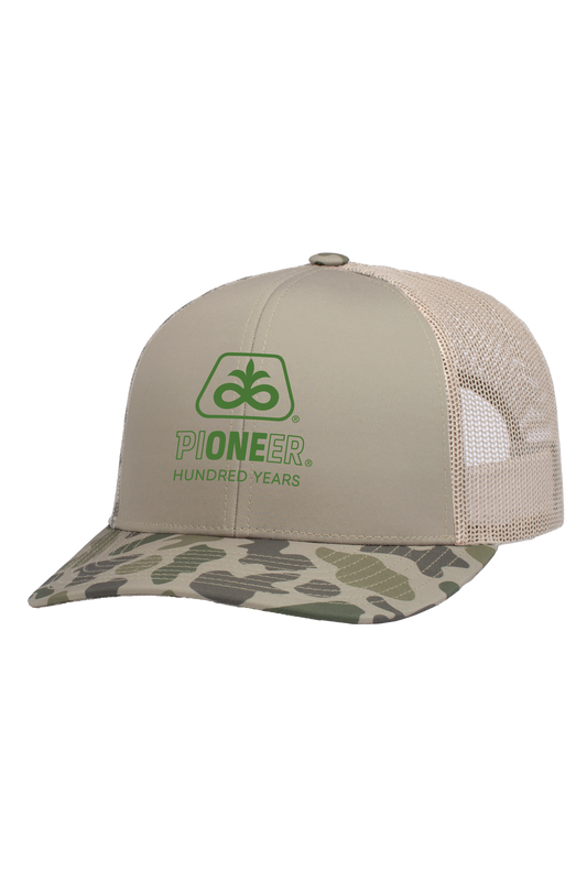 Pacific Headwear Khaki Duck Camo Trucker Snapback Cap