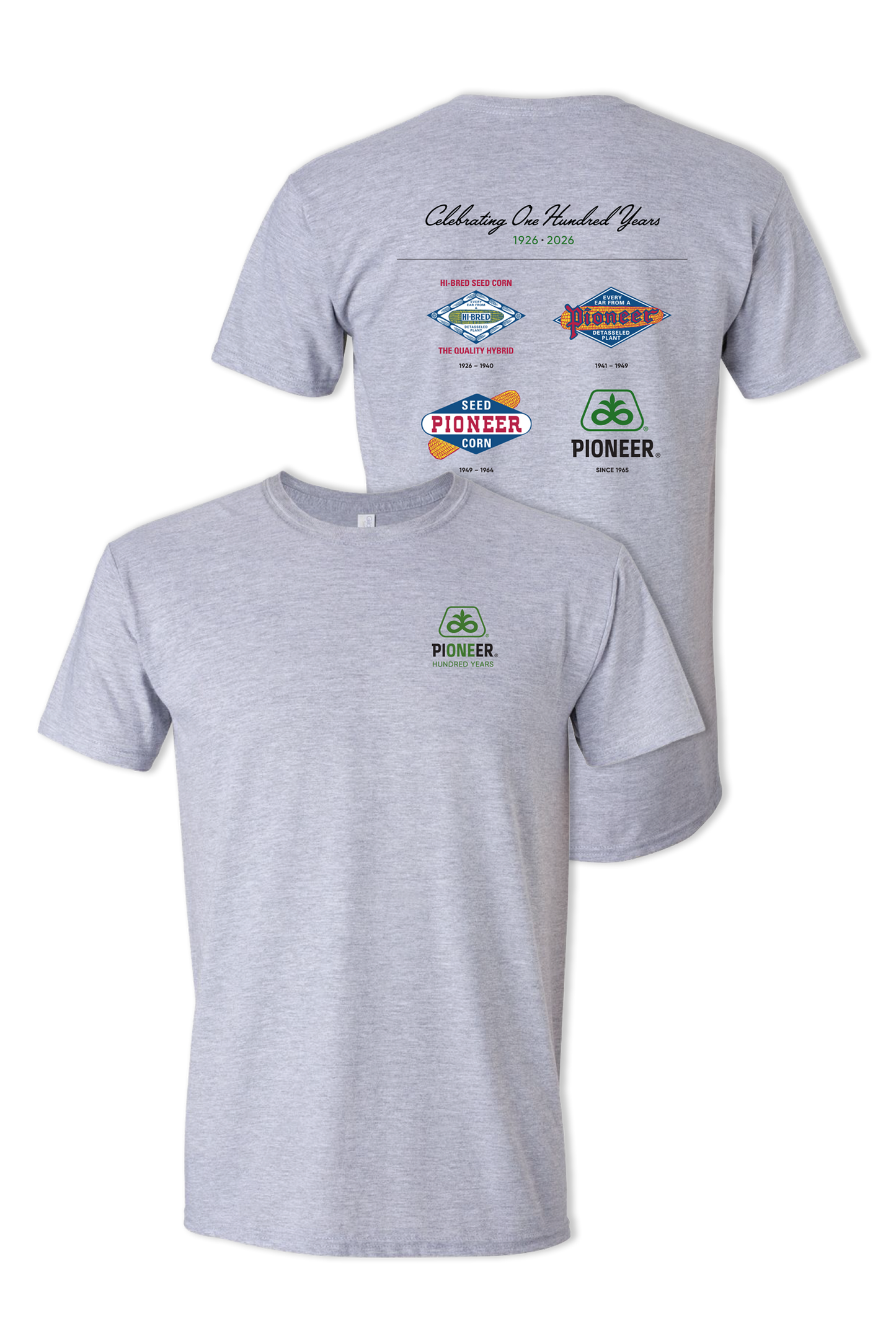 Celebrating One Hundred Years - Gildan Softstyle® Sport Grey T-Shirt